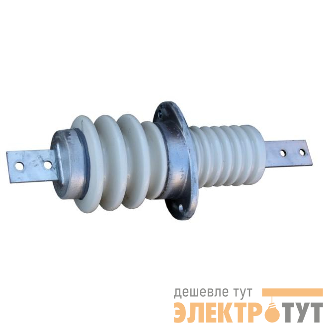 Изолятор проходной ИПУ-10/630-7.5 УХЛ1 (овал. фланец) Электрофарфор ЦБ-00009166