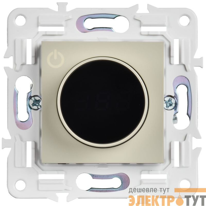 Термостат электронный SKANDY SK-T01B с индикацией беж. IEK SK-RT11-K10