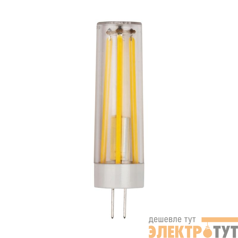 Лампа светодиодная филаментная PLED-G4 PRO 8Вт 4000К 680лм 230В d16.5х65мм без пульсации JazzWay 5062580