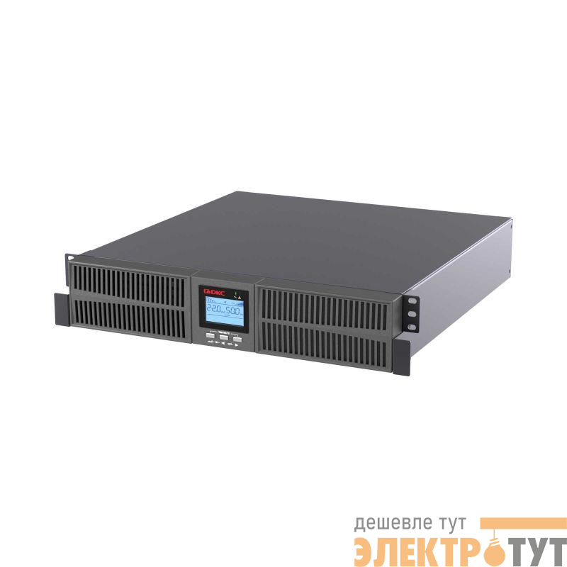 Источник бесперебойного питания онлайн для Small Rackmount 1000В.А/900Вт 1/1 6хIEC C13 EPO USB RS-232 Rack 2U без АКБ 9А.ч DKC SMALLR1A0PI