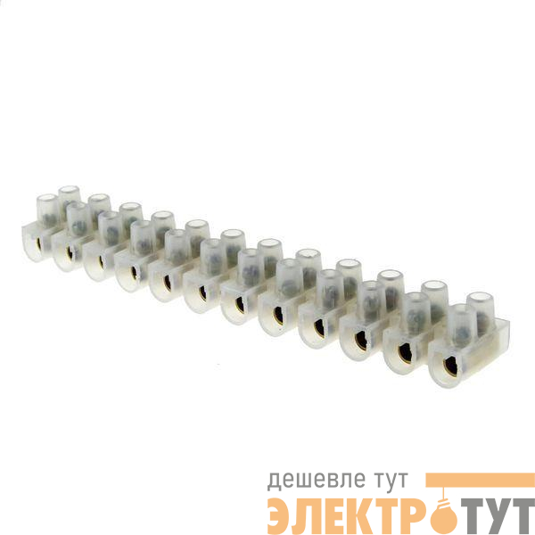 Колодка клеммная 10кв.мм 10А полиэтилен PROxima EKF plc-KK-10-10