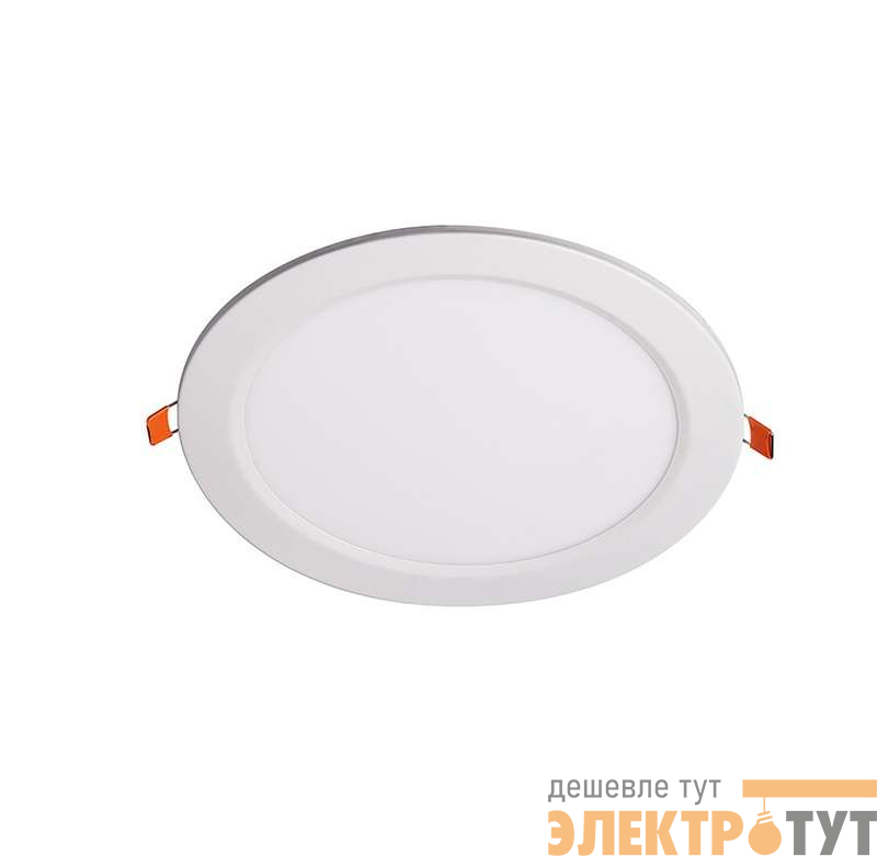 Светильник светодиодный PPL-R WH 24Вт 4000К IP40 d300мм ДВО встраив. ультратонкий кругл. JazzWay 5009769A