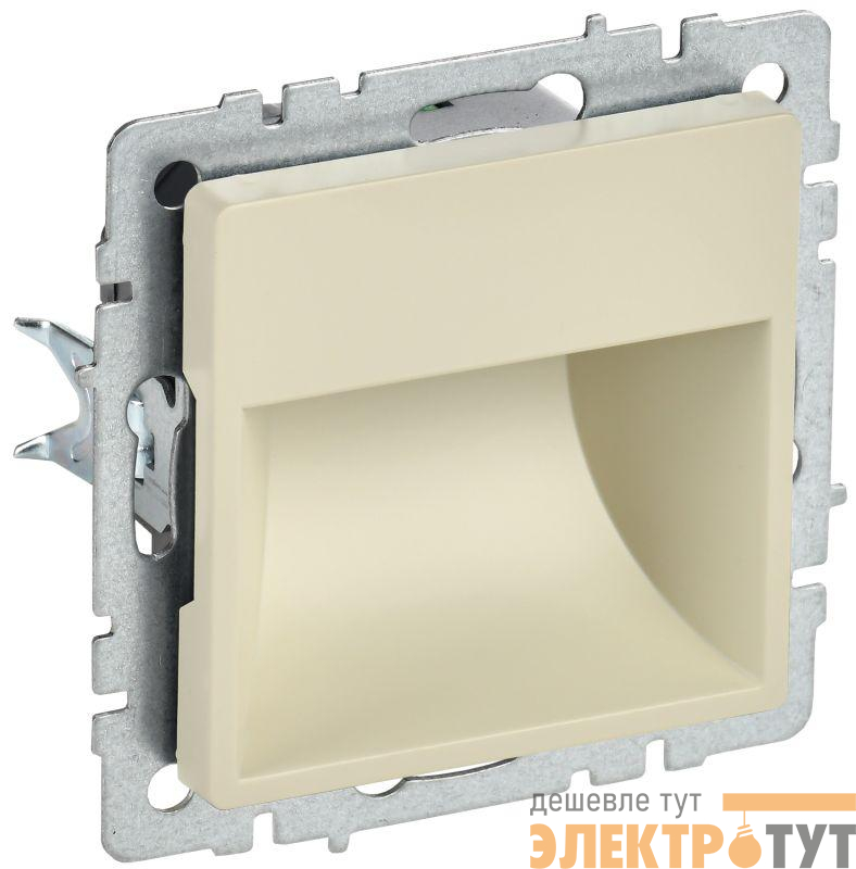 Подсветка светодиодная BRITE встраив. ПЛ20-БрКр механизм беж. IEK BR-FL20-K10