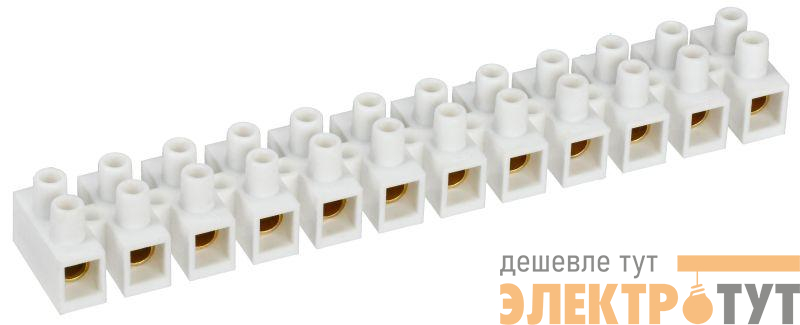 Колодка клеммная ЗВИ-80 н/г 10-25кв.мм 12 пар IEK UZV4-080-25
